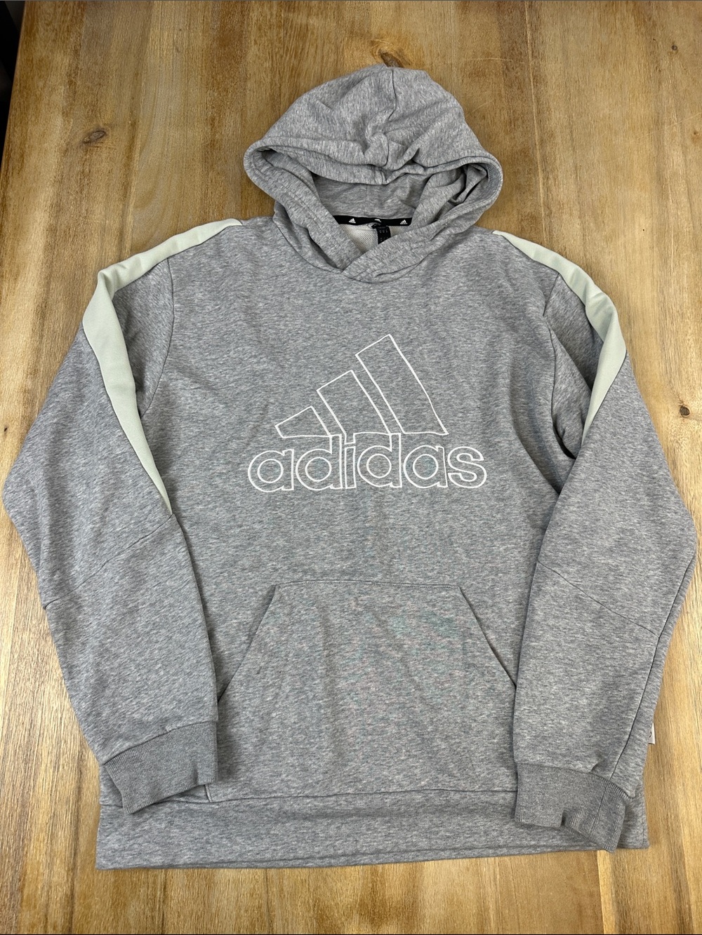 Adidas Future Icon Badge of Sport Heather Grey Hoodie